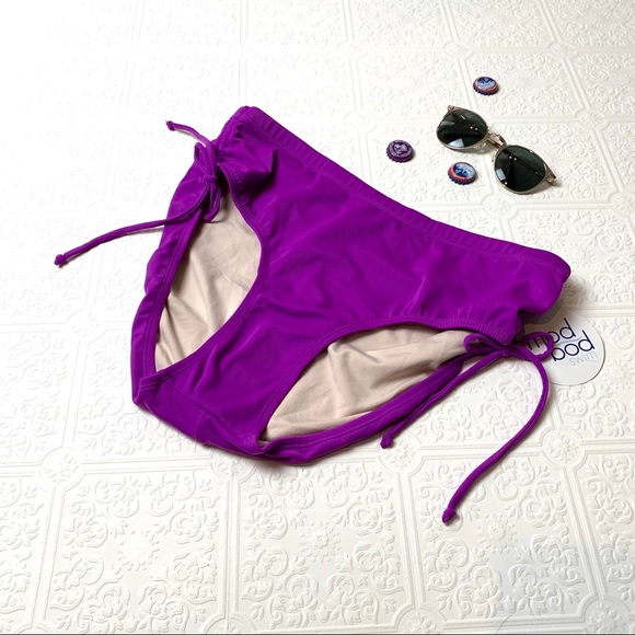 🌞 Mod Bod Purple Swim Bottoms SZ XL - Picture 1 of 3